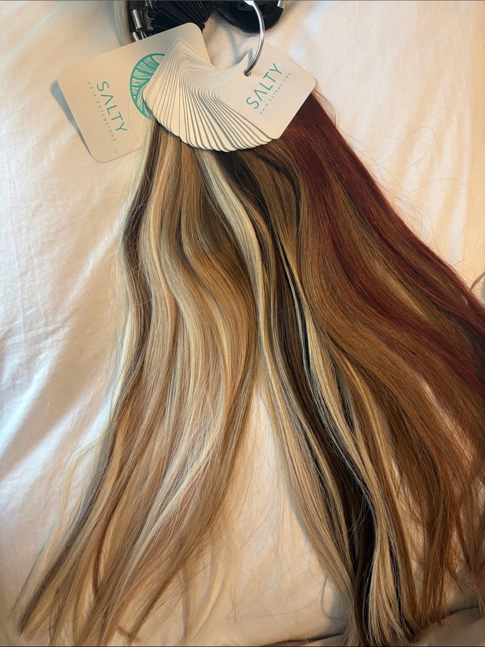 Hair Extension color swatches